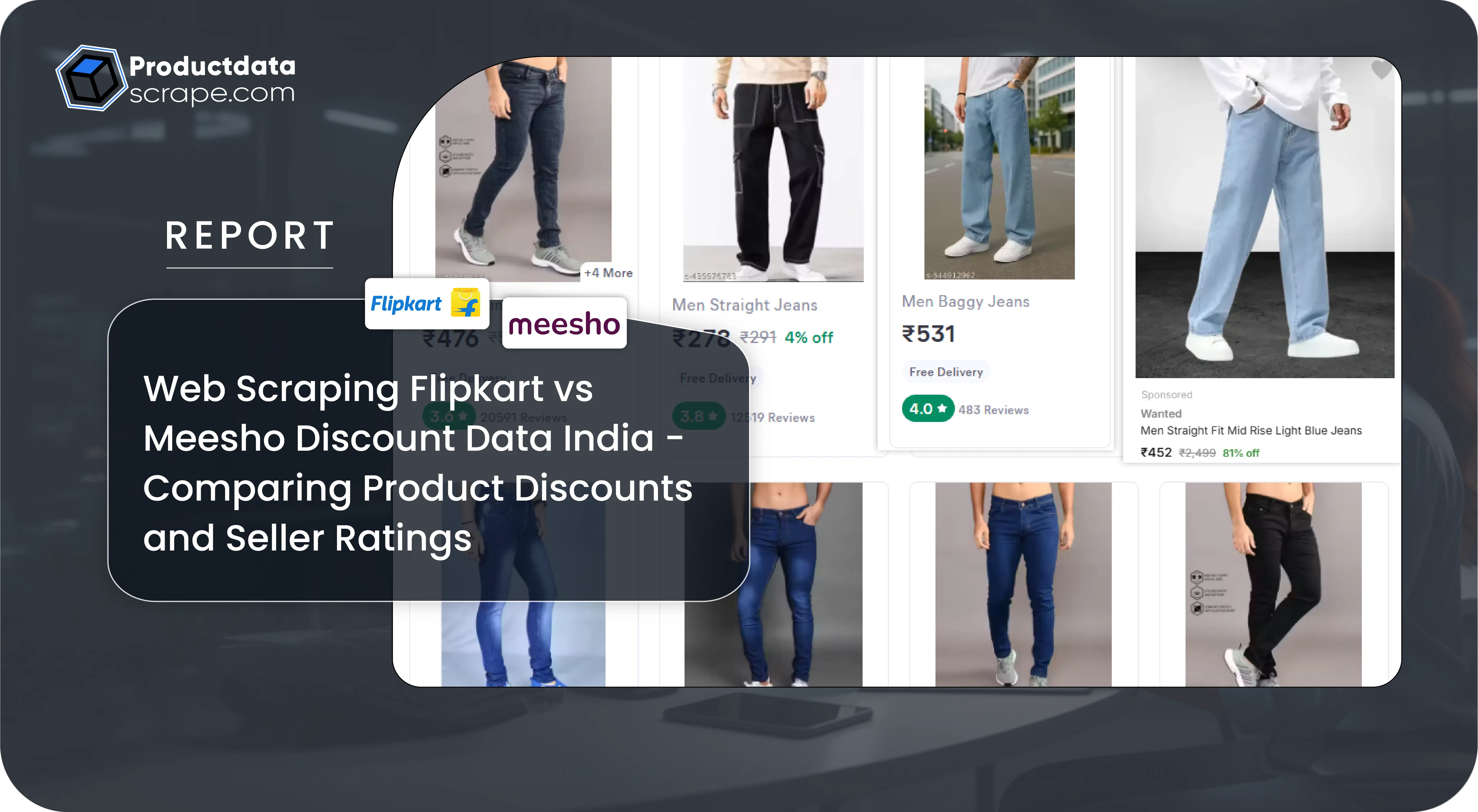 Web Scraping Flipkart vs Meesho Discount Data India - Comparing Product